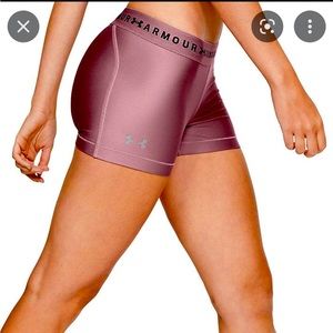 Under armour-  HeatGear® Shorty size small, hushed pink color, like new